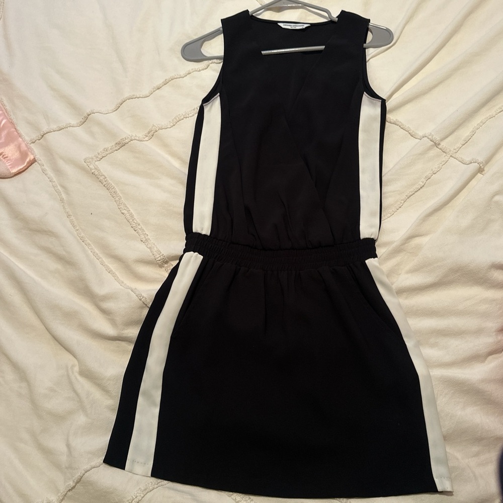 Amanda Uprichard Elegant Black and White Sleeveless Dress